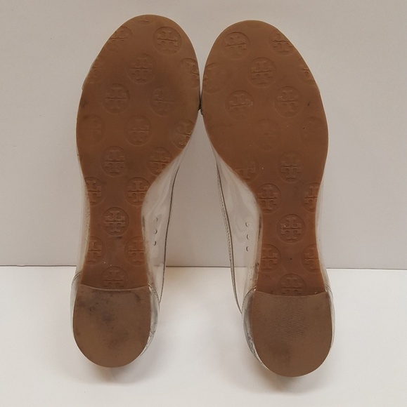 Tory Burch Silver Ballet Flats - Picture 6 of 8